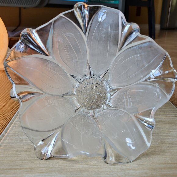 Vintage Walther Glas Frosted Glass Flower Bowl Susanna Satiniert design - Picture 15 of 16